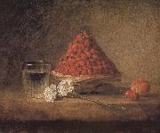 Jean Baptiste Simeon Chardin With wild strawberry basket Germany oil painting artist